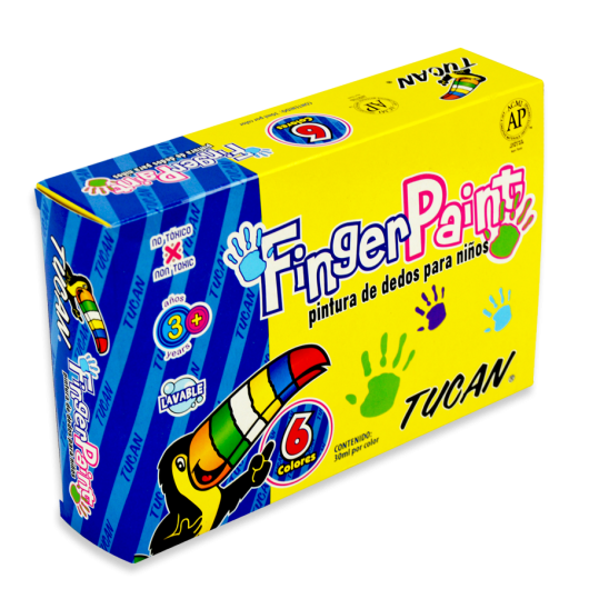 6 Playcolor Finger Paint 40 ml. Basic pintura de dedos de Instant - envío  24/48 h -  tienda de manualidades