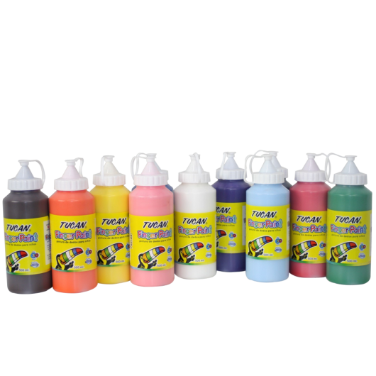 AB PINTURA DEDOS BOT 500ml BLANCO - Azarbe Educativos